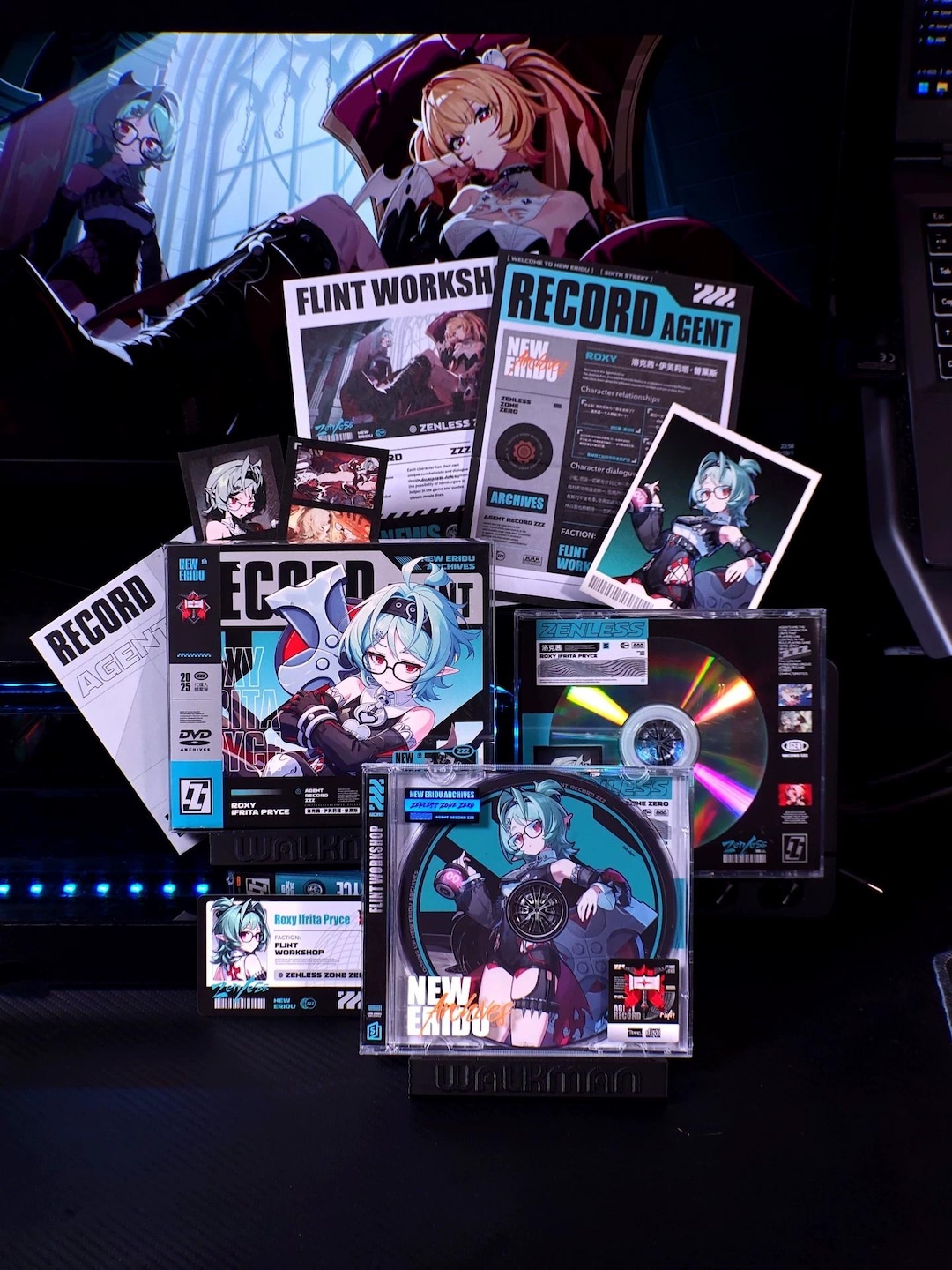 Zenless Zone Zero Agent Archive CD/DVD Collector's Set | Fan-made