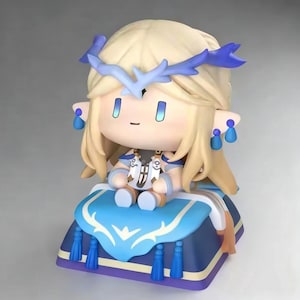 Wuthering Waves Chibi-Figure Keycap, Desk Decor | Universal Keycap Fit