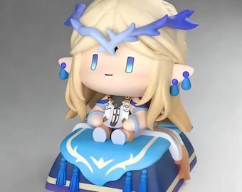 Tecla con figura chibi de Las Olas Borrascosas, decoración de escritorio / Tecla de ajuste universal