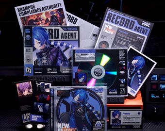 Set da collezione CD/DVD Zenless Zone Zero Agent Archive / Carta d'identità NFC realizzata dai fan + Documenti esclusivi / Regalo di cimeli zzz