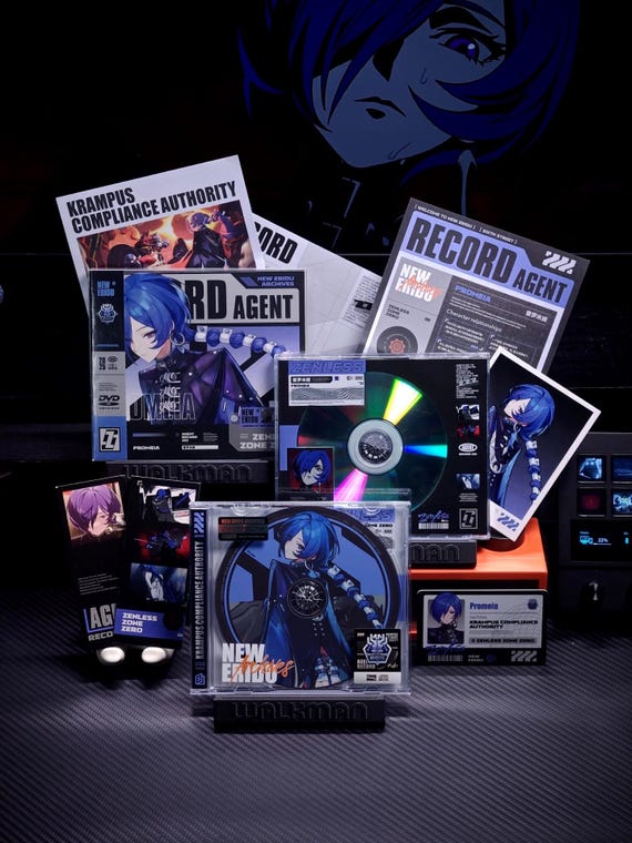 Zenless Zone Zero Agent Archive CD/DVD Collector's Set | Fan-made