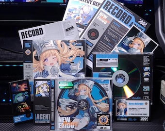 Zenless Zone Zero Agent Archive CD/DVD Collector's Set | Fan-Made NFC id card + Exclusive Documents | zzz Memorabilia Gift