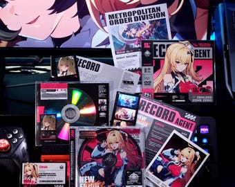 Zenless Zone Zero Agenten-Archiv CD/DVD Sammler-Set | Fan-made NFC-Ausweis + Exklusive Dokumente