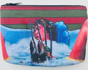 Nancy Thompson Bathtub Scene Cosmetic Bag: Freddy Krueger, A Nightmare on Elm Street, Sweet Dreams, Never Sleep Again, Horror Movies.