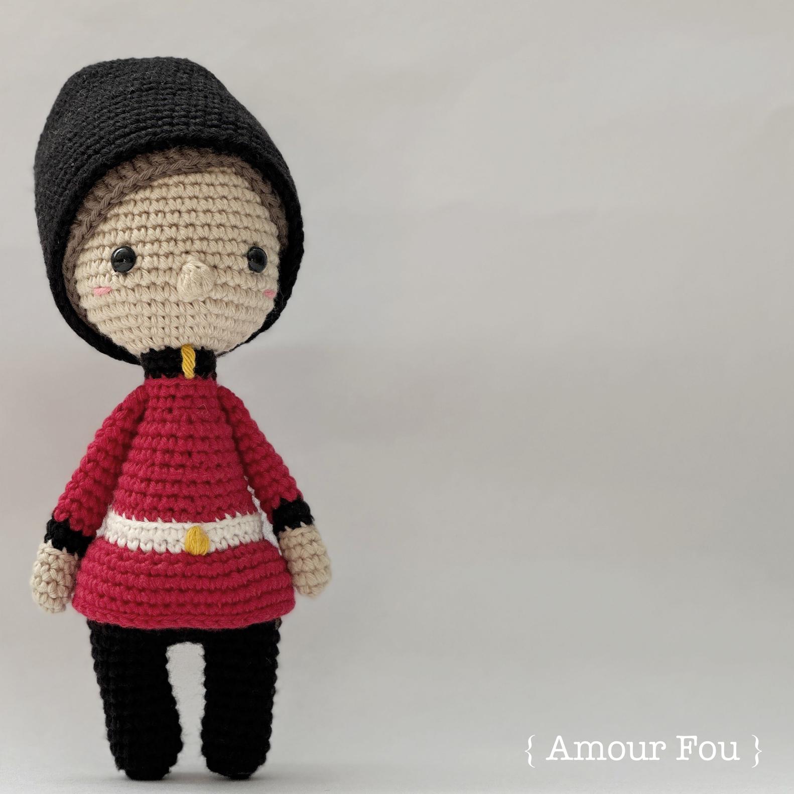 Jack, the Royal Guard - Crochet Pattern by {amour Fou} - Etsy