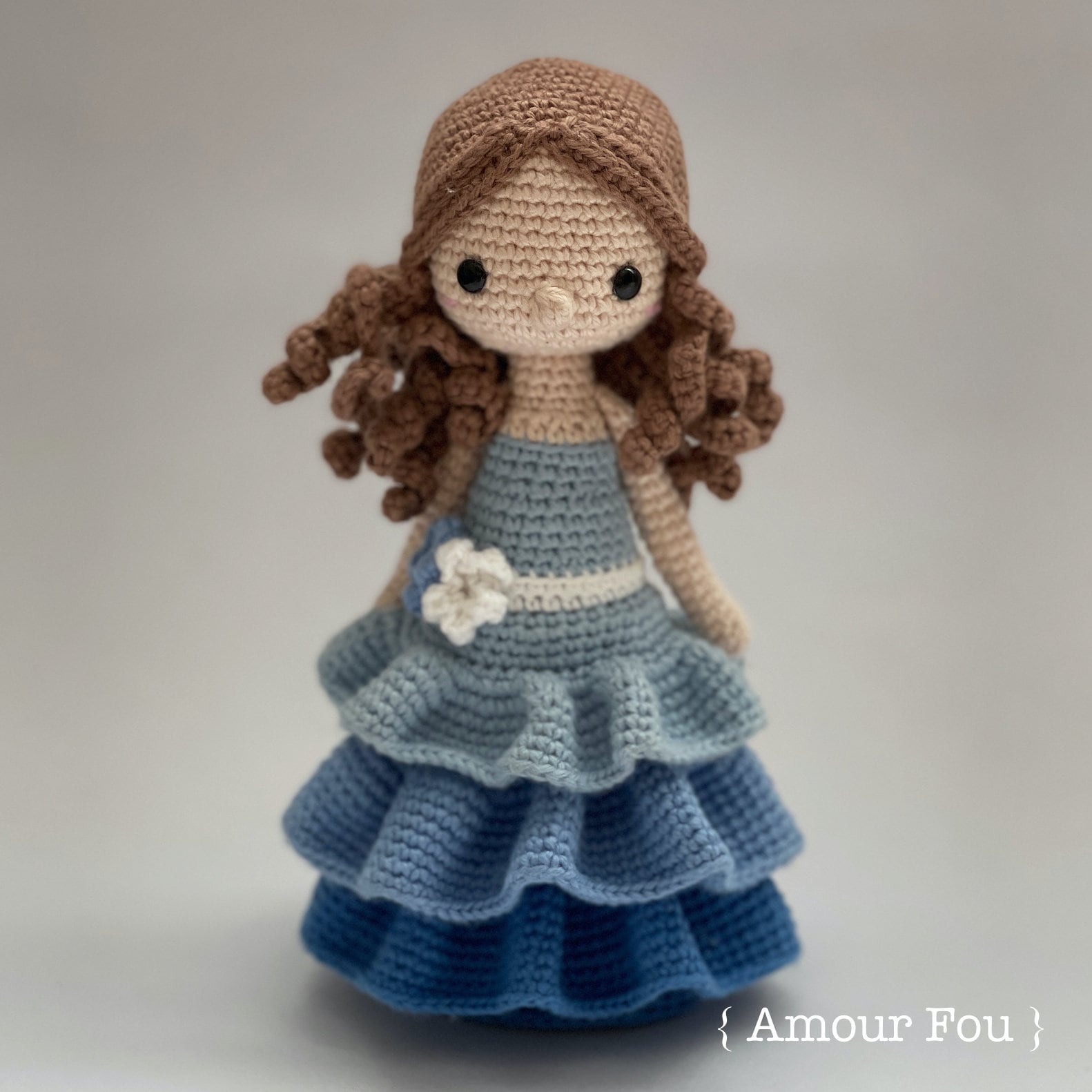 crocheted quinceanera dress I was asked to make a quinceaera doll. I love how she turned out! : r/ crochet