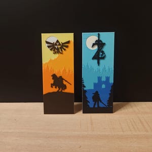 Zelda color bookmark, gift for fans Marcapáginas de Zelda a color, regalo para Fans