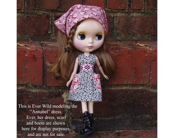 Blythe Doll Dress Pattern with Photo Instructions in PDF Format