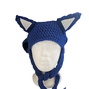 Crochet Sonic the hedgehog inspired hat