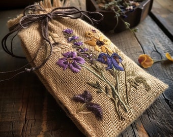 antique herb pouch