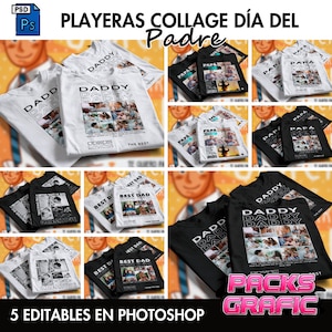 Father&#39;s Day Collage Template