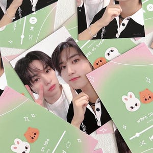 Cartão de fotos Stray Kids Minsung / Lee Know e Han Want So Bad