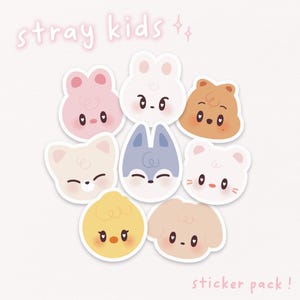 K-Pop Vinyl Sticker Stray Kids Skzoo