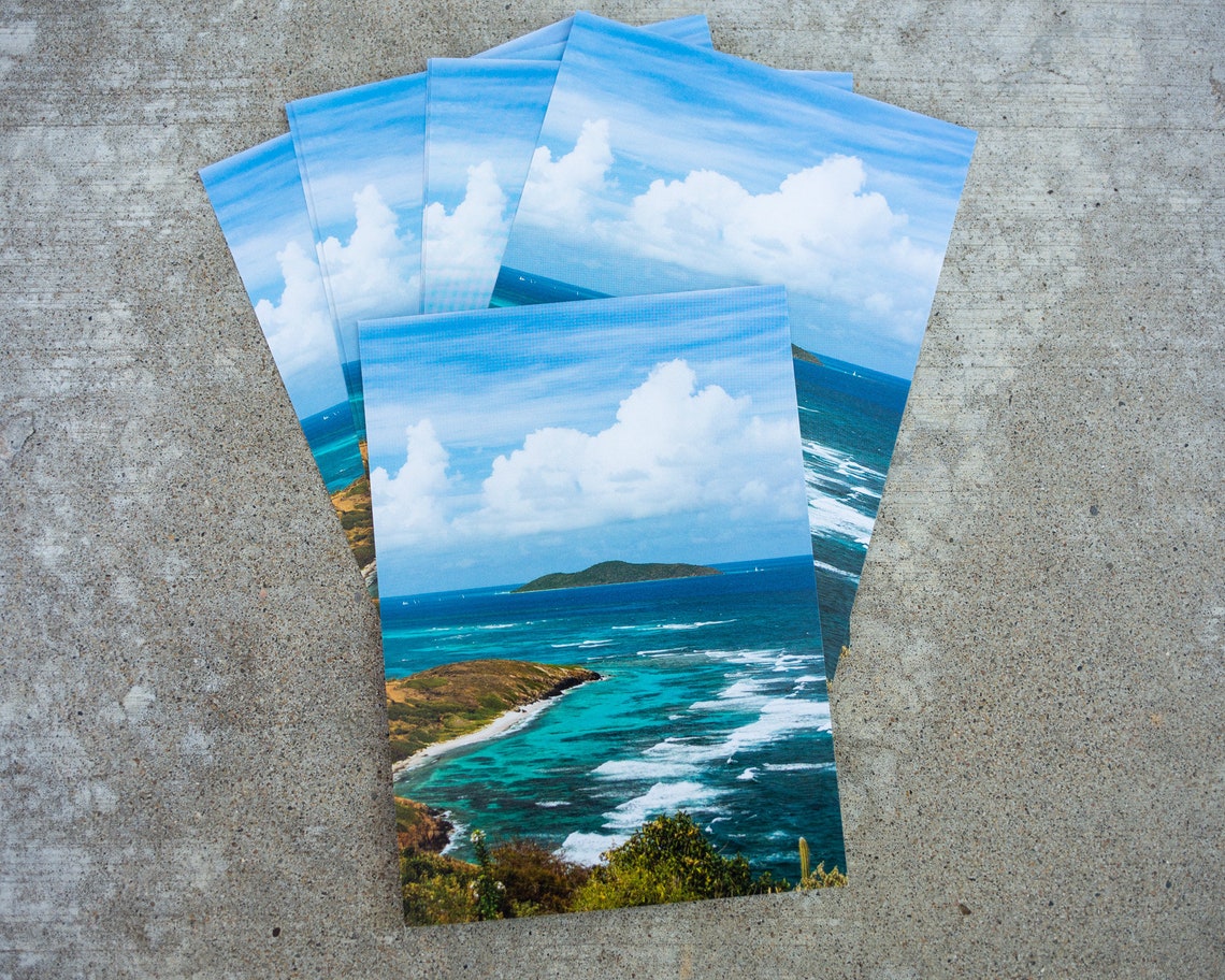 Ocean Photo Tropical Postcards Buck Island St. Croix USVI - Etsy