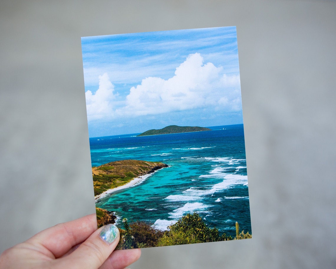 Ocean Photo Tropical Postcards Buck Island St. Croix USVI - Etsy