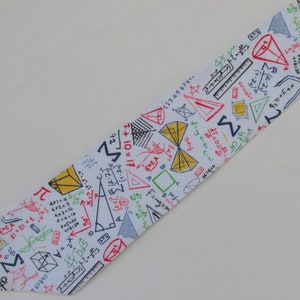 Science Chemistry Physics Math Teacher Necktie,  Teacher Gift, Man Teacher Gift, Male Teacher Gift, Physics Teacher Tie