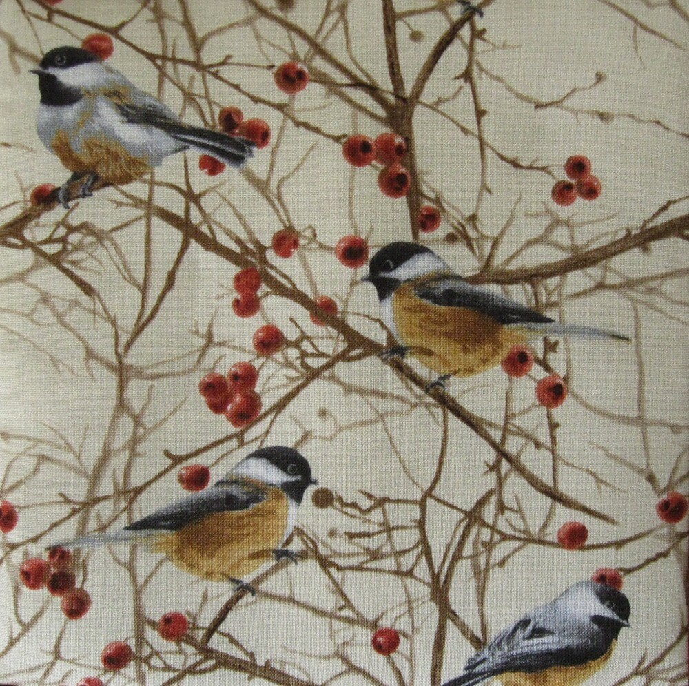 Chickadee Potholders Bird Kitchen Decor Chickadee Jar Etsy