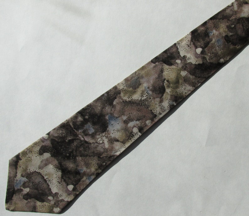 Black Bear Batik Necktie Black Bear Tie Gift for Dad Black Bear Necktie Teacher Gift Bear Necktie Bear Tie