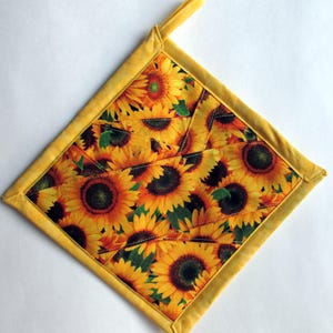 Odds and Ends Sale Potholders, Inexpensive Potholders, Blueberries, Sunflowers, Bees, Dolphin