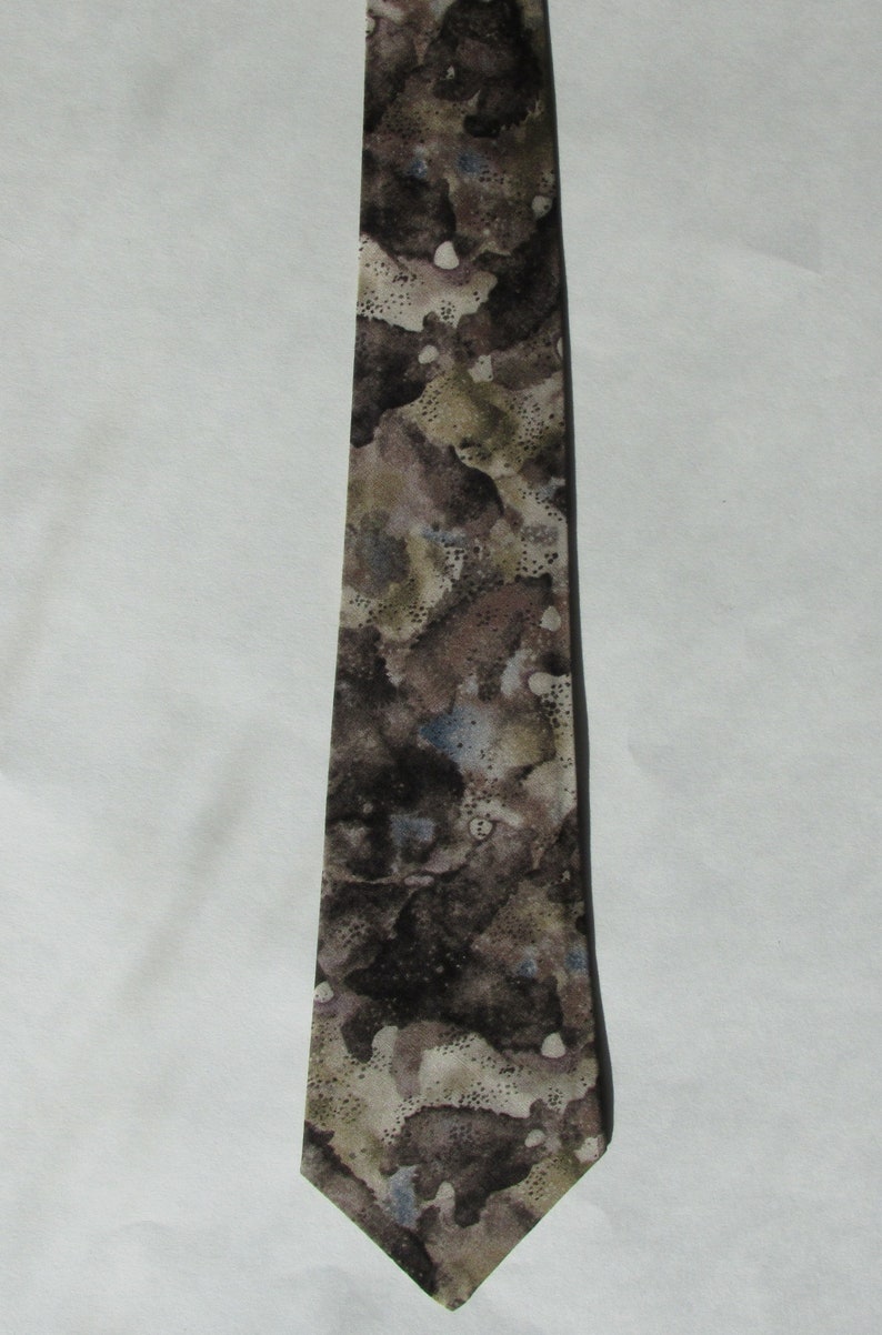 Black Bear Batik Necktie Black Bear Tie Gift for Dad Black Bear Necktie Teacher Gift Bear Necktie Bear Tie