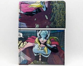 Sewn Comic Book Wallet - Lady Thor Wallet
