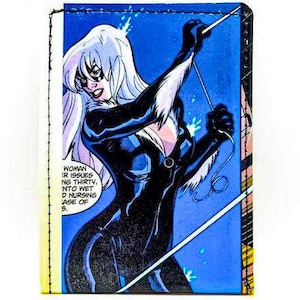 Black Cat Wallet - Comic Book Wallet