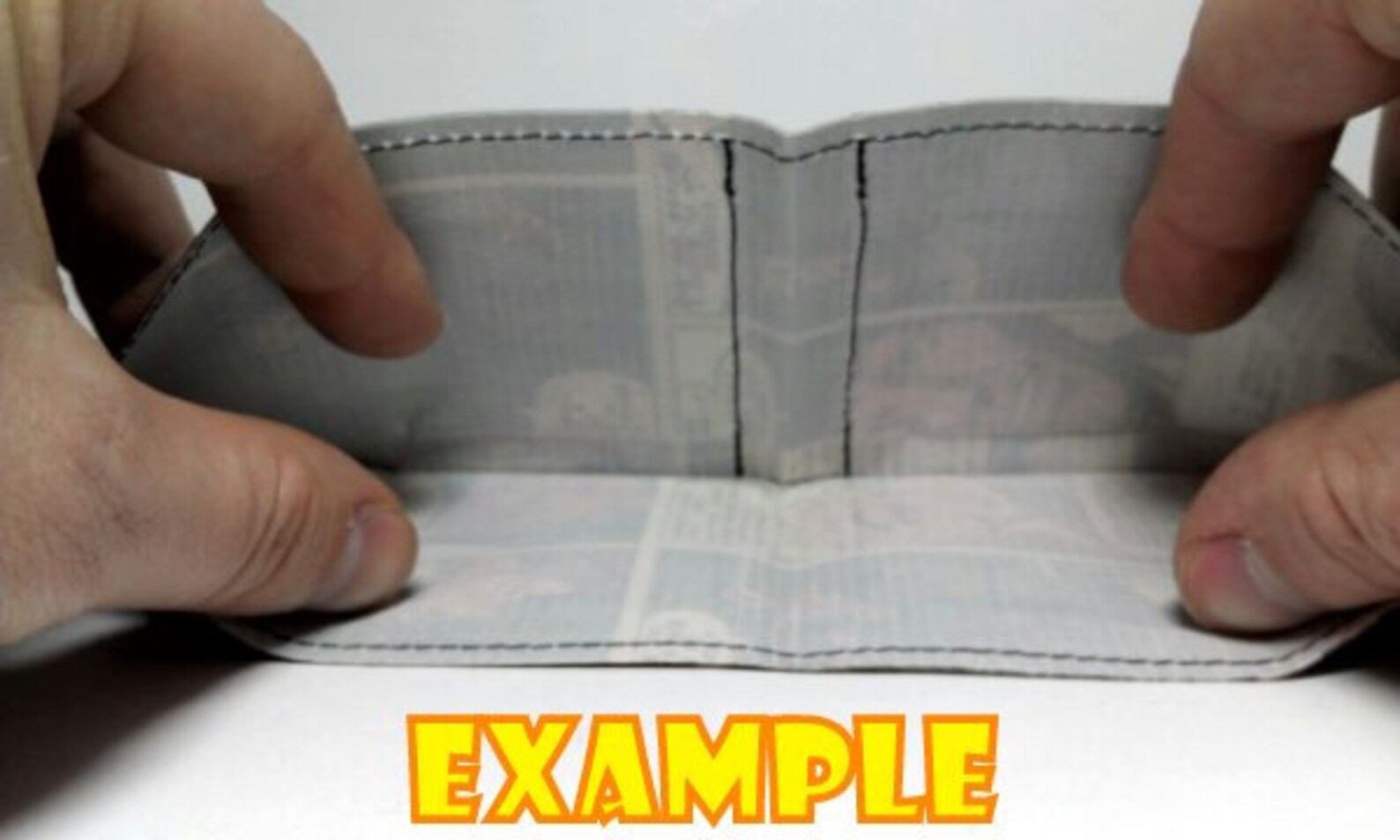 Sewn Duct Tape Comic Book Wallet Justice League Superman Etsy