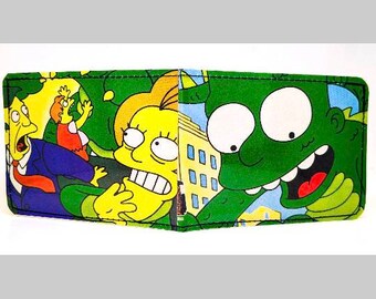 Simpsons Wallet - ID Window, 7 Pocket Wallet - Bart Simpson