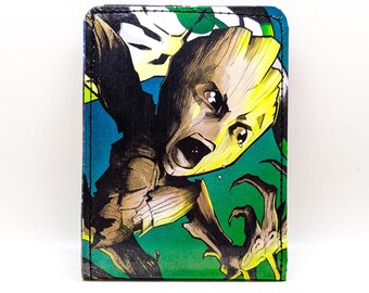Groot Wallet - Baby Groot Wallet - Comic Book Wallet