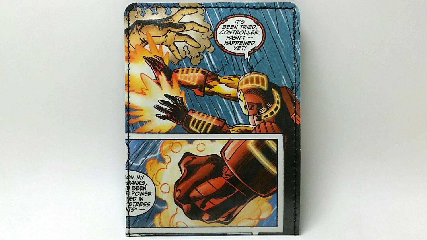 Sewn Comic Book Wallet Iron Man Design 15 | Etsy