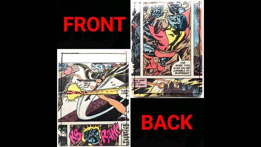 Storm Wallet - Colossus Wallet - X-men Wallet - Comic Book Wallet ...