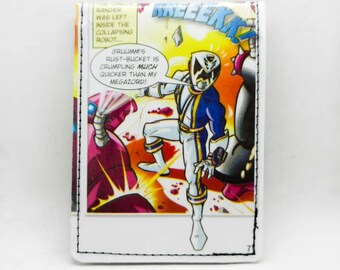 Sewn Comic Book Wallet - Power Rangers