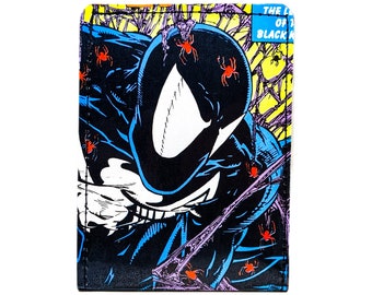 Spider-Man Wallet - ID Window, 7 Pocket Wallet - Comic Book Wallet - Vintage Comic Book - Todd McFarlane