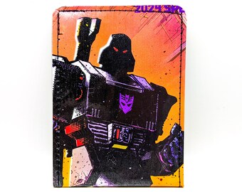 Transformers Wallet - Megatron Wallet - Comic Book Wallet