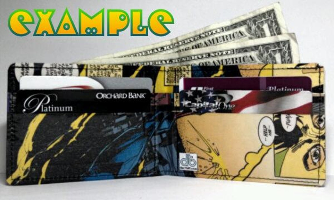 Sewn Duct Tape Comic Book Wallet Vintage Incredible Hulk Etsy