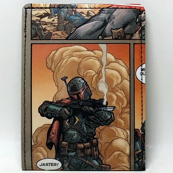 Sewn Comic Book Wallet - Star Wars - Jango/Boba Fett Design 1