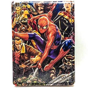 Marvel Spider-Man: Across The Spider-Verse Trifold Chain Wallet