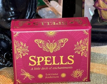 Spells: A Little Deck of Enchantments | Mini Spell Card Set by Lorriane Anderson | Pocket Rituals & Everyday Magic