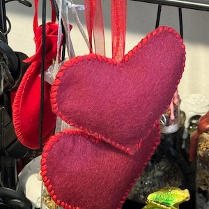 Sac Mojo Love Spell Heart | cousu main avec amour | Wicca | Hoodoo