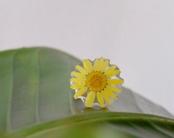 Anillo floral margarita