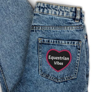 Equestrian Vibes - Horse Crazy - Fun Appliques - Embroidered patches