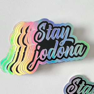 Stay Jodona Sticker, Puerto Rican Women, Funny Sticker, Spanish Sticker, Español