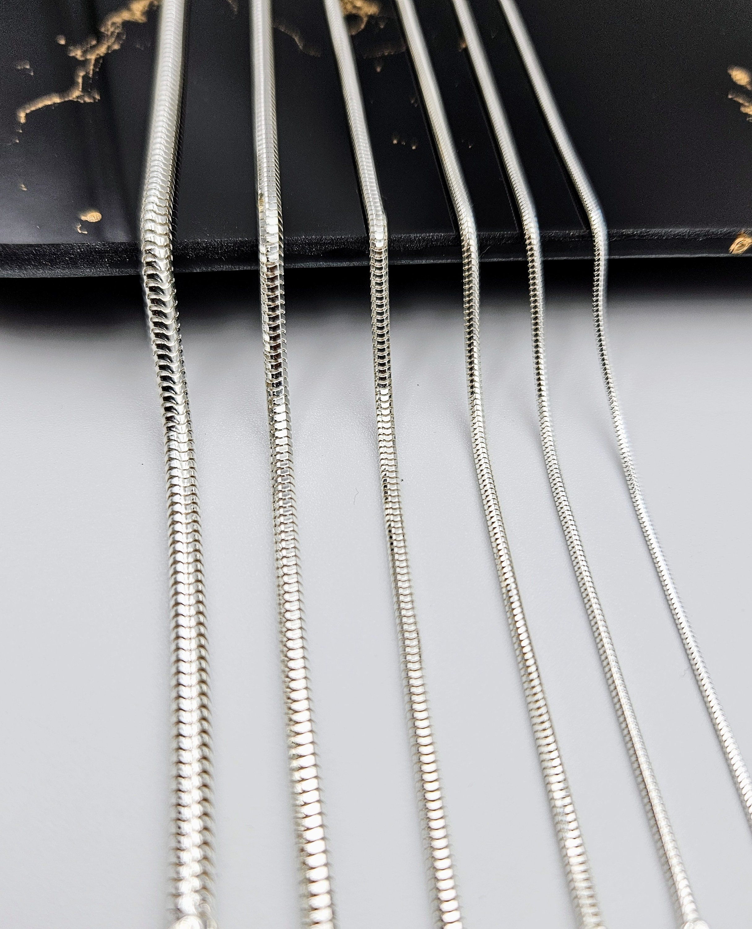 Sterling Silver Snake Chain Necklace: Women's 925 Silver Choker - Etsy