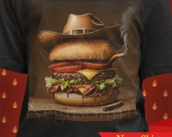 Funny Hamburger Meme Shirt, Cursed AI Art, Ironic Shirt, Funny Food Shirt, Shirts That Go Hard, Silly Goofy Meme Shirt
