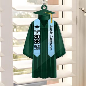 Personalized 2025 College Graduation Acrylic Ornament, High School Graduation Gift, Class Of 2025, Grad Gift