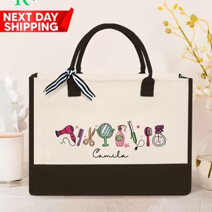 Custom Hairstylist Tote Bag, Hairdresser Bag, Hairstylist Gift, Hair Dresser Bag, Trendy Hair Therapist Bag, Cosmetology Gift, Stylist Gifts