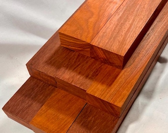 Listwy drewniane Padauk, 2" x 24" (grubość 1"), opakowanie 2 sztuk, wykończone drewno