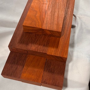 Padauk Wood Strips 4/4 (1&quot;) Thick, 2 PCS Pack, 1.5&quot; x 24&quot; for DIY Woodworking & Crafting, Cutting boards.