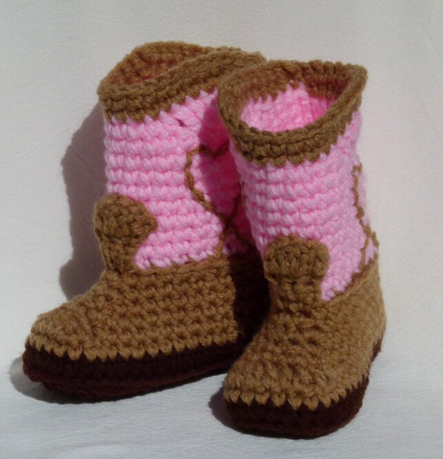 handmade in the heartland baby booties