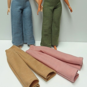 Lounge Palazzo Pants for the fuller figure 11.5&quot; dolls - 2 NEW colors